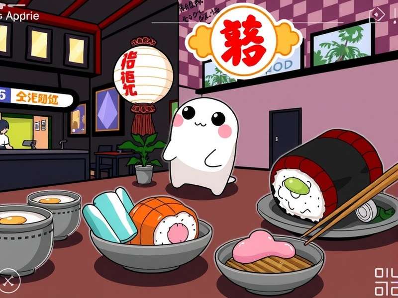 Beautiful assortment of Japanese sushi and sashimi on a wooden table