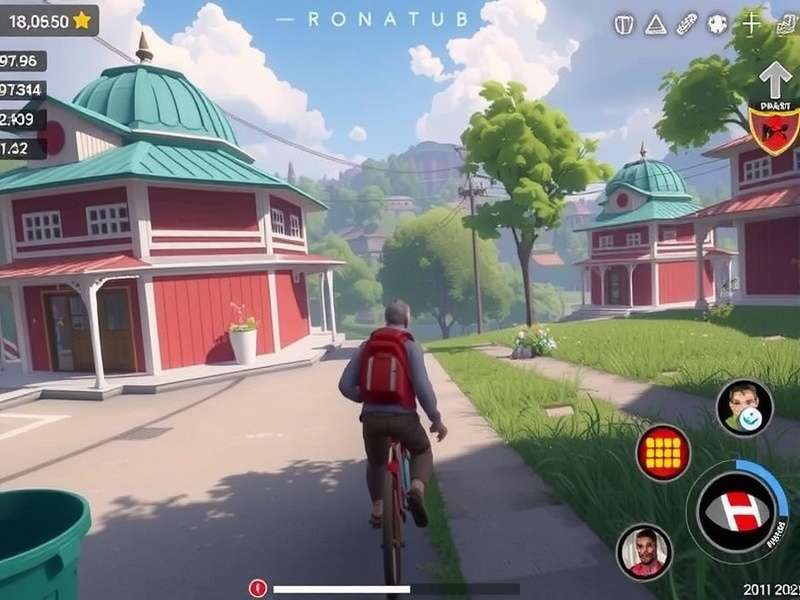 KAMI Game soundtrack visual with musical notes and lyrics overlay