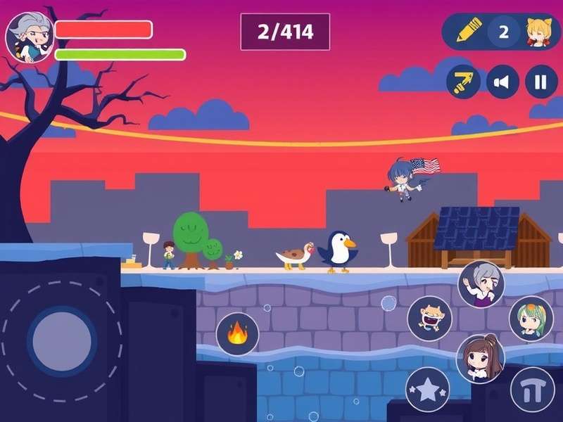 KAMI Home App interface on a smartphone and tablet showcasing vibrant puzzle levels