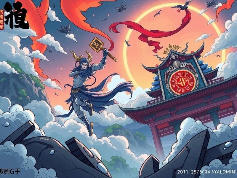 A serene path of torii gates leading to a Shinto shrine, symbolizing the journey to the divine.