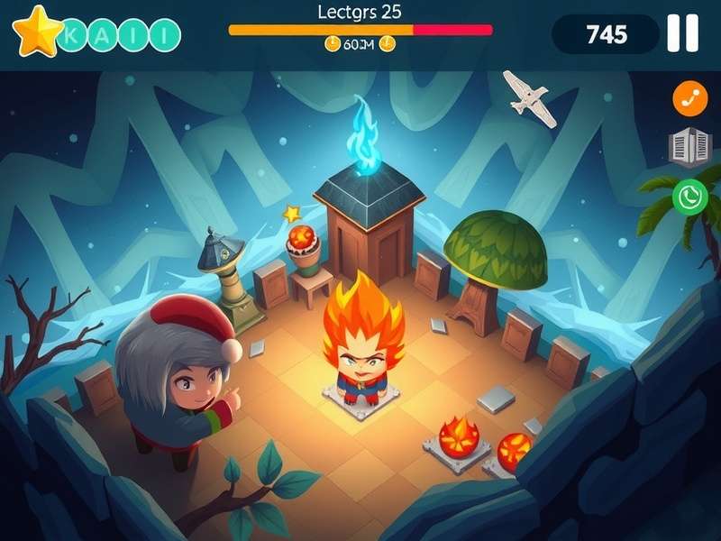 Hand holding a smartphone displaying the vibrant paper puzzle interface of KAMI 2 game