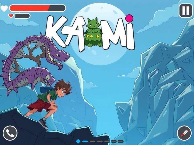 KAMI Game Screenshot showing puzzle gameplay