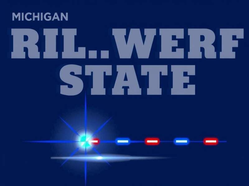 Michigan State Police car and KAMI game interface side by side