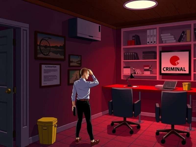 A shadowy figure planning a heist on a digital map in KAMI game