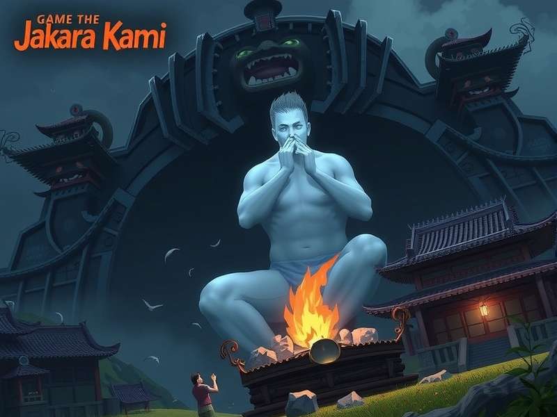 Jakara Kami Gameplay - A vibrant, multi-colored paper puzzle in progress