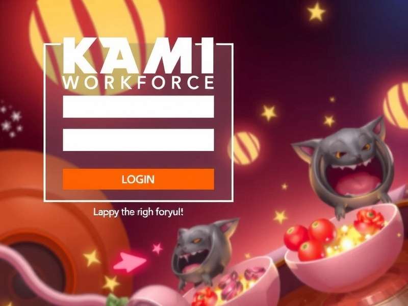 Kami Workforce Login Portal Interface