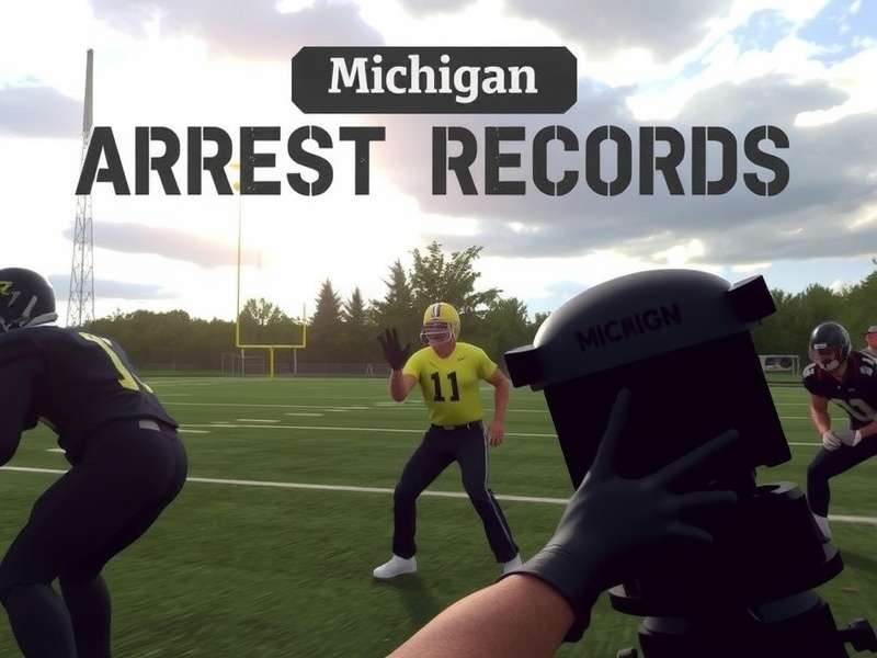 Michigan Arrest Records data visualization showing arrest statistics by county