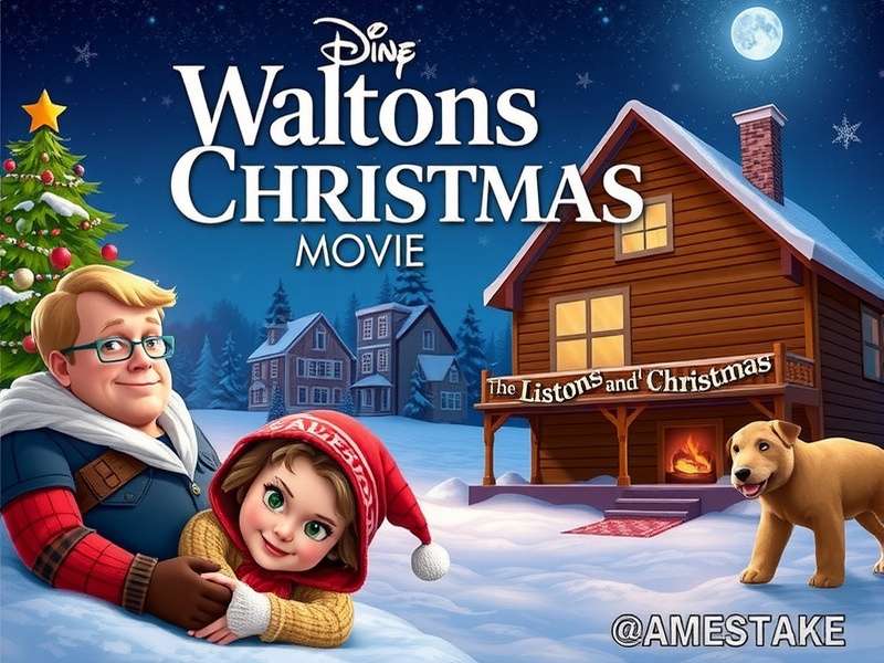 The Waltons Christmas Movie – A heartwarming family gathering around a Christmas tree in the Walton mountain home