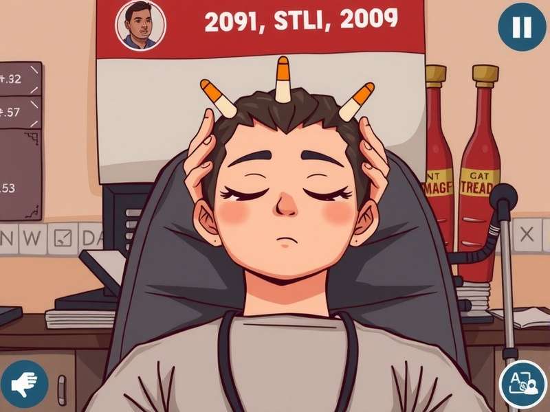 Head massage therapy session for relaxation and scalp care – KAMI Game wellness guide