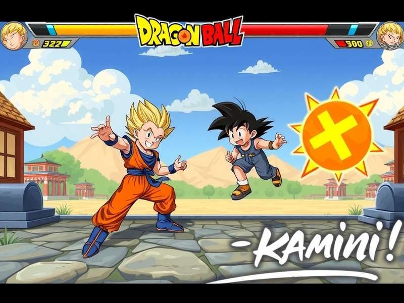 Kami Dragon Ball — epic battle scene with legendary warriors