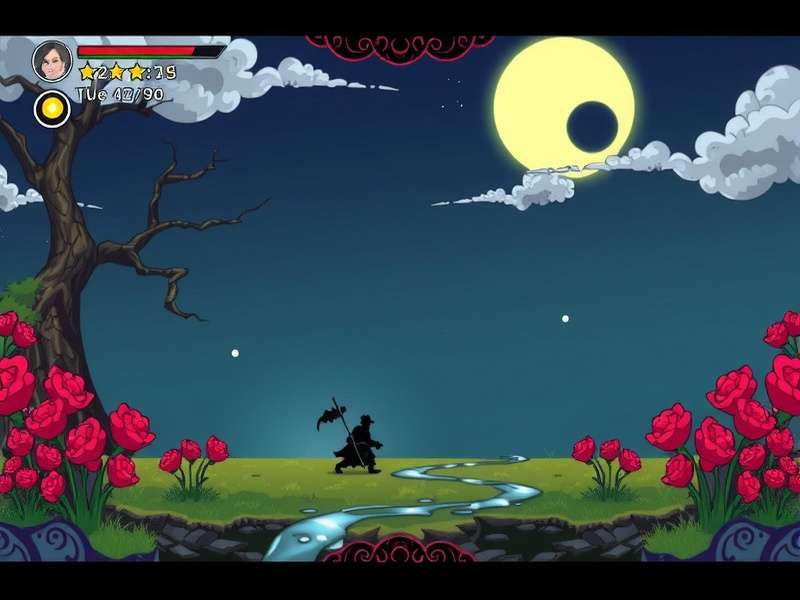 Okami Celestial Brush gameplay showing Amaterasu drawing a sun symbol to restore light